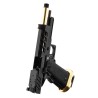 Lancer Tactical Hi-Capa 5.1 Heracles GBB Gaz Black/Gold RMR 28BBs 1J
