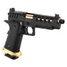 Lancer Tactical Hi-Capa 5.1 Heracles GBB Gaz Black/Gold RMR 28BBs 1J