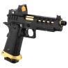 Lancer Tactical Hi-Capa 5.1 Heracles GBB Gaz Black/Gold RMR 28BBs 1J