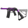 Lancer Tactical Speedsoft AIRTAC M4 Zion Gen.3 Polymère Black/Purple 130BBs 1J