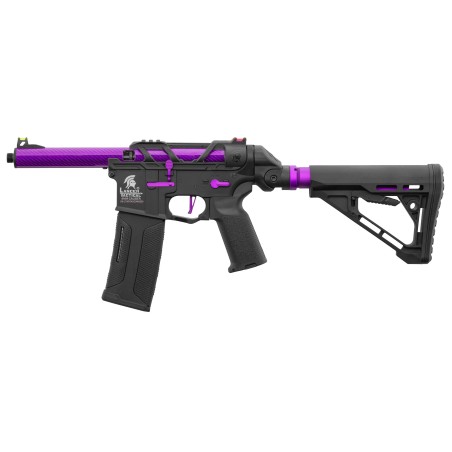 Lancer Tactical Speedsoft AIRTAC M4 Zion Gen.3 Polymère Black/Purple 130BBs 1J