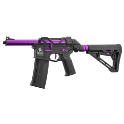 Lancer Tactical Speedsoft AIRTAC M4 Zion Gen.3 Polymère Black/Purple 130BBs 1J