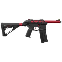 Lancer Tactical Speedsoft AIRTAC M4 Zion Gen.3 Polymère Black/Red 130BBs 1J