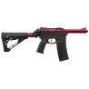 Lancer Tactical Speedsoft AIRTAC M4 Zion Gen.3 Polymère Black/Red 130BBs 1J