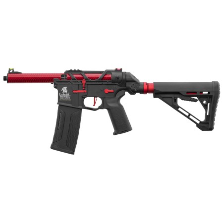 Lancer Tactical Speedsoft AIRTAC M4 Zion Gen.3 Polymère Black/Red 130BBs 1J