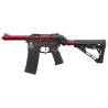 Lancer Tactical Speedsoft AIRTAC M4 Zion Gen.3 Polymère Black/Red 130BBs 1J