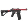 Lancer Tactical Speedsoft AIRTAC M4 Zion Gen.3 Polymère Black/Red 130BBs 1J