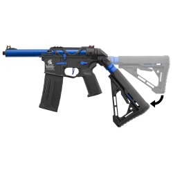 Lancer Tactical Speedsoft AIRTAC M4 Zion Gen.3 Polymère Black/Blue 130BBs 1J