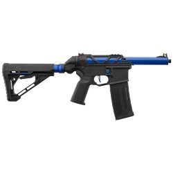 Lancer Tactical Speedsoft AIRTAC M4 Zion Gen.3 Polymère Black/Blue 130BBs 1J