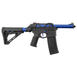 Lancer Tactical Speedsoft AIRTAC M4 Zion Gen.3 Polymère Black/Blue 130BBs 1J