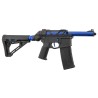 Lancer Tactical Speedsoft AIRTAC M4 Zion Gen.3 Polymère Black/Blue 130BBs 1J