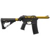 Lancer Tactical Speedsoft AIRTAC M4 Zion Gen.3 Polymère Black/Gold 130BBs 1J