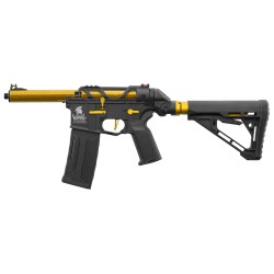 Lancer Tactical Speedsoft AIRTAC M4 Zion Gen.3 Polymère Black/Gold 130BBs 1J