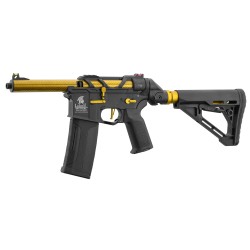 Lancer Tactical Speedsoft AIRTAC M4 Zion Gen.3 Polymère Black/Gold 130BBs 1J