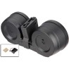 Lancer Tatical Double Drum M4 2500BBs Eléctrique à Piles Bk