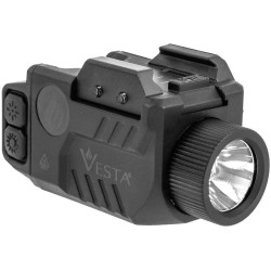 ACM Lampe Vesta C1 Nylon Montage Rail Picatinny + Lazer Rouge USB IPX4