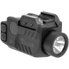 ACM Lampe Vesta C1 Nylon Montage Rail Picatinny + Lazer Rouge USB IPX4