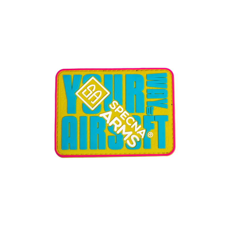 Specna Arms Patch 3D Arc-en-ciel Your way of Airsoft 75x55mm