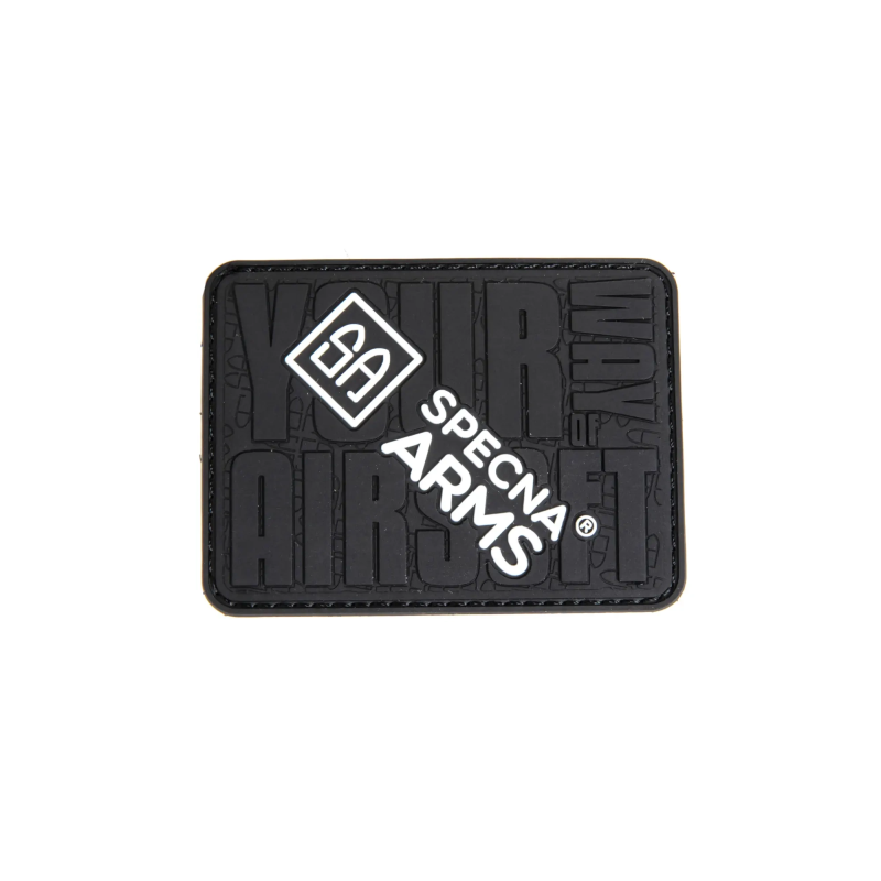 Specna Arms Patch 3D Ecusson Your way of Airsoft Noir 75x55mm
