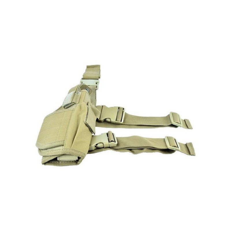 WoSport Holster de Cuisse Universel Droitier Tan