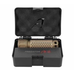 AceTech Silencieux 139x42mm Traceur Predator MKIII avec blaster MS Tan