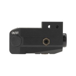 Duel Code Lampe Laser Rouge Compact Alu Bk / Rail Picatinny