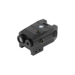 Duel Code Lampe Laser Rouge Compact Alu Bk / Rail Picatinny