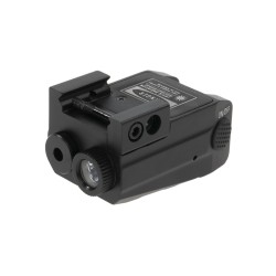 Duel Code Lampe Laser Rouge Compact Alu Bk / Rail Picatinny