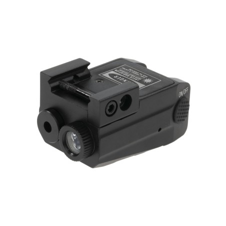 Duel Code Lampe Laser Rouge Compact Alu Bk / Rail Picatinny