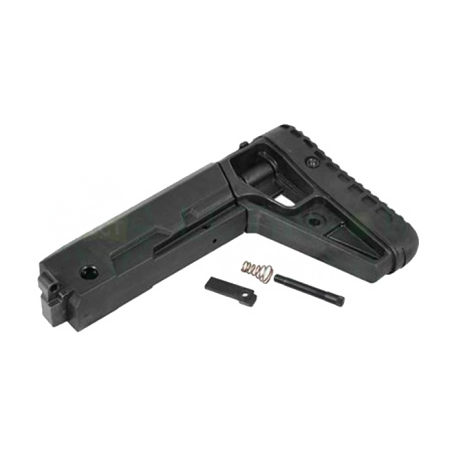 LCT LCK-19 Telescoping Folding AK Stock – Black