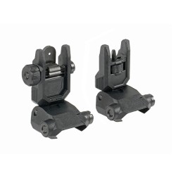 Cyma Polymer Folding Sight Set Picatinny  Black