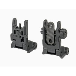 Cyma Polymer Folding Sight Set Picatinny  Black