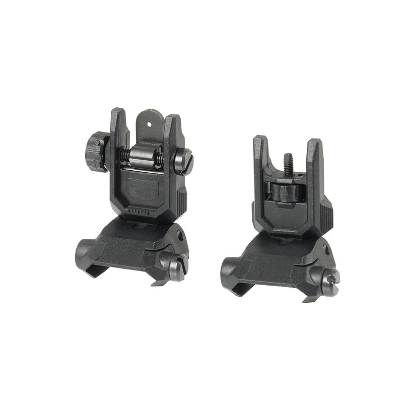 Cyma Polymer Folding Sight Set Picatinny  Black
