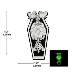 ACM Patch PVC Skul GPNVG-18 Blanc/Noir