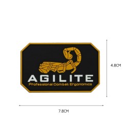 ACM Patch Agilite Half Tan PVC 80X50mm