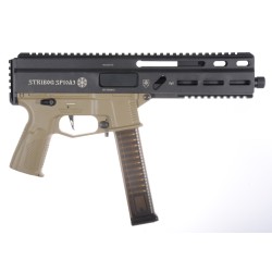 Delta Armory SMG STRIBOG SP10A3 Charlie Upgrade Minimalist Stock Tan 110BBs 1.3J