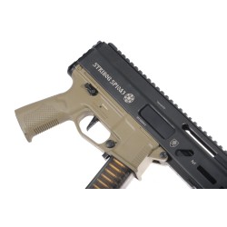 Delta Armory SMG STRIBOG SP10A3 Charlie Upgrade Minimalist Stock Tan 110BBs 1.3J