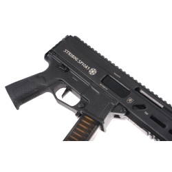 Delta Armory SMG STRIBOG SP10A3 Charlie Upgrade Minimalist Stock Black 110BBs 1.3J