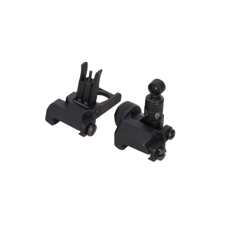 DBoys Folding Sight Set Métal Picatinny Black
