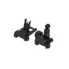 DBoys Folding Sight Set Métal Picatinny Black
