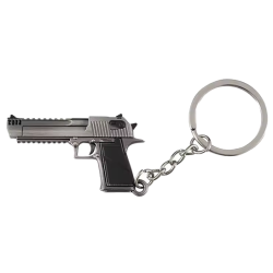 ACM Porte Clé Métal 50AE Desert Eagle Silver/Bk 50mm