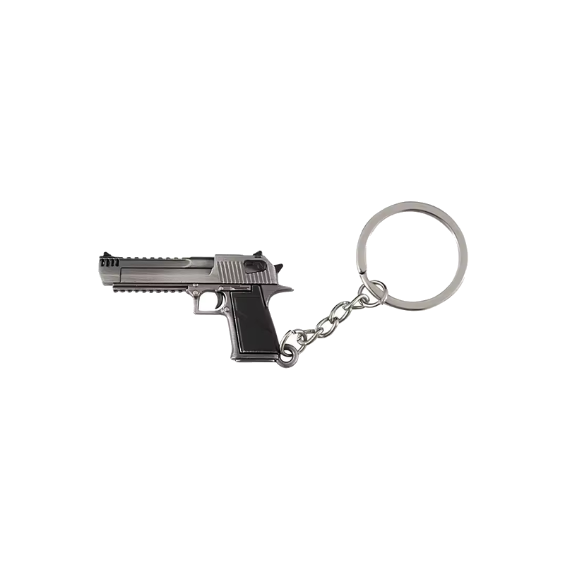 ACM Porte Clé Métal 50AE Desert Eagle Silver/Bk 50mm