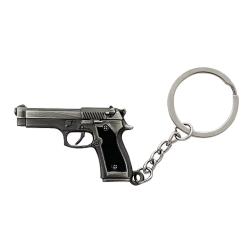 ACM Porte Clé Métal M9 Gris/Bk 50mm