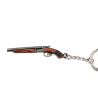 ACM Porte Clé Métal Fusil à Pompe Gris/Marron 70mm
