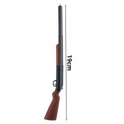 ACM Stylo Fusil à Pompe ABS 19cm Noir/Marron