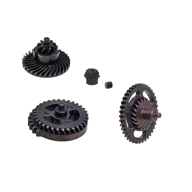 SHS Kit Pignons Renforcé allegé hélicoïdales 18:1 CNC + Tete Moteur