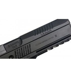 KJW CZ P-09 Noir Gaz Métal 25BBs 0.9J Case