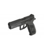 KJW CZ P-09 Noir Gaz Métal 25BBs 0.9J Case