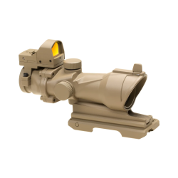 Aim-O Type ACOG 4X32 / RMR Combo Combat Scope Desert