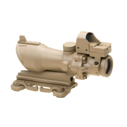 Aim-O Type ACOG 4X32 / RMR Combo Combat Scope Desert